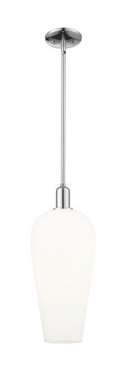 Arcadia One Light Mini Pendant in Polished Chrome (405|716-1S-PC-G456-8WH)