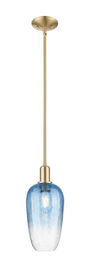 Arcadia One Light Mini Pendant in Champagne Bronze (405|716-1S-CB-G484-7SB)