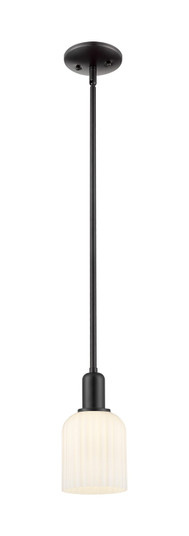 Arcadia One Light Mini Pendant in Matte Black (405|716-1S-BK-G559-5GWH)