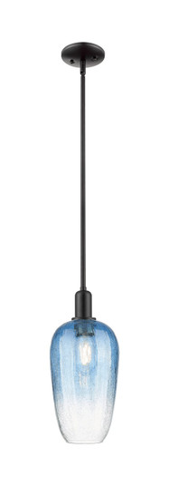 Arcadia One Light Mini Pendant in Matte Black (405|716-1S-BK-G484-7SB)