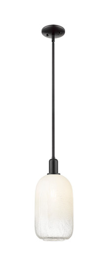 Arcadia One Light Mini Pendant in Matte Black (405|716-1S-BK-G482-7OP)