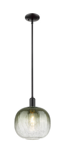 Arcadia One Light Mini Pendant in Matte Black (405|716-1S-BK-G481-10SL)