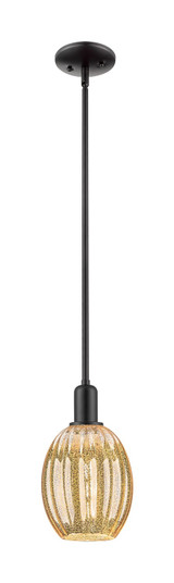 Arcadia One Light Pendant in Matte Black (405|716-1S-BK-G459-6ME)