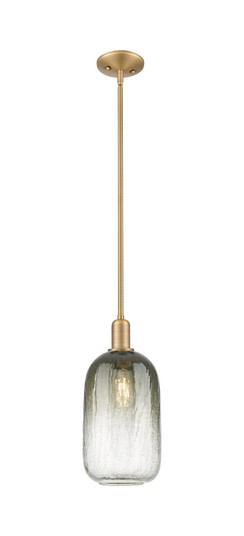 Arcadia One Light Mini Pendant in Brushed Brass (405|716-1S-BB-G482-7SL)