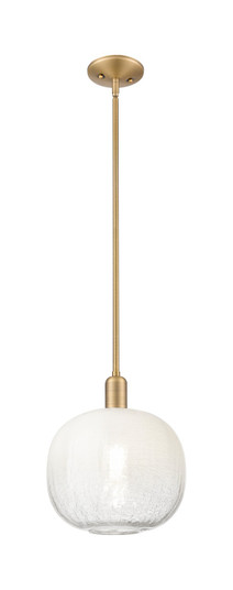 Arcadia One Light Mini Pendant in Brushed Brass (405|716-1S-BB-G481-10OP)