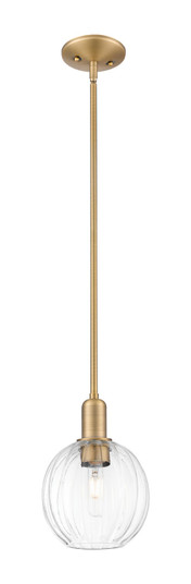 Arcadia One Light Pendant in Brushed Brass (405|716-1S-BB-G458-7CL)