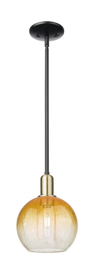 Arcadia One Light Mini Pendant in Black Antique Brass (405|716-1S-BAB-G483-8AM)