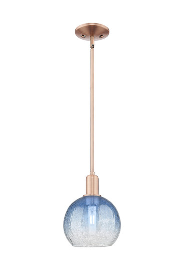 Arcadia One Light Mini Pendant in Antique Copper (405|716-1S-AC-G483-8SB)