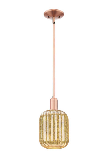 Arcadia One Light Mini Pendant in Antique Copper (405|716-1S-AC-G460-7ME)