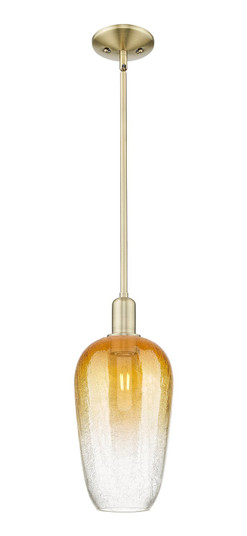 Arcadia One Light Mini Pendant in Antique Brass (405|716-1S-AB-G484-7AM)