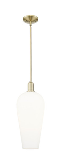 Arcadia One Light Mini Pendant in Antique Brass (405|716-1S-AB-G456-8WH)