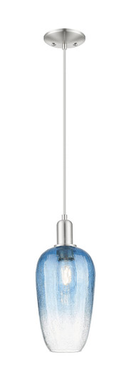 Arcadia One Light Mini Pendant in Brushed Satin Nickel (405|716-1P-SN-G484-7SB)