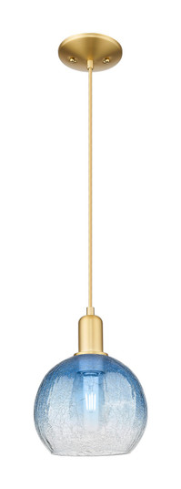 Arcadia One Light Mini Pendant in Satin Gold (405|716-1P-SG-G483-8SB)