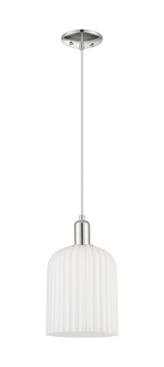 Arcadia One Light Pendant in Polished Nickel (405|716-1P-PN-G559-8GWH)