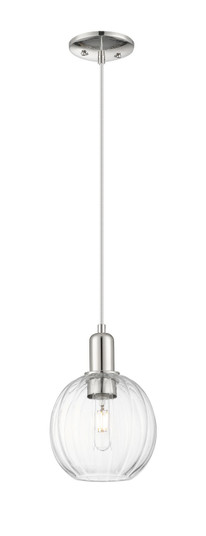 Arcadia One Light Mini Pendant in Polished Nickel (405|716-1P-PN-G458-7CL)