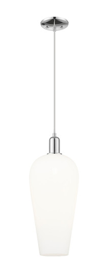 Arcadia One Light Mini Pendant in Polished Chrome (405|716-1P-PC-G456-8WH)