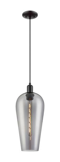 Arcadia One Light Mini Pendant in Matte Black (405|716-1P-BK-G456-8SM)