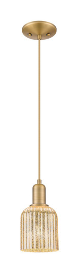 Arcadia One Light Pendant in Brushed Brass (405|716-1P-BB-G559-5ME)
