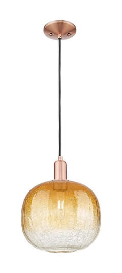 Arcadia One Light Mini Pendant in Antique Copper (405|716-1P-AC-G481-10AM)