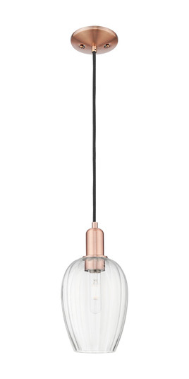 Arcadia One Light Pendant in Antique Copper (405|716-1P-AC-G457-6CL)