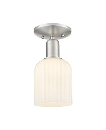 Arcadia One Light Semi-Flush Mount in Brushed Satin Nickel (405|716-1C-SN-G559-5GWH)