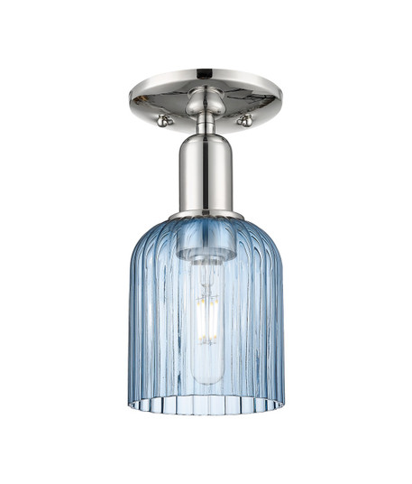 Arcadia One Light Semi-Flush Mount in Polished Nickel (405|716-1C-PN-G559-5BL) Arcadia One Light Semi-Flush Mount in Polished Nickel (405|716-1C-PN-G559-5BL)