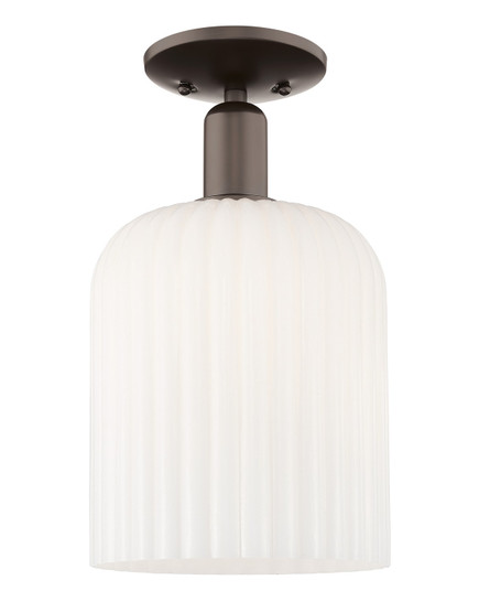 Arcadia One Light Semi-Flush Mount in Oil Rubbed Bronze (405|716-1C-OB-G559-8GWH)
