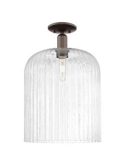 Arcadia One Light Semi-Flush Mount in Oil Rubbed Bronze (405|716-1C-OB-G559-12CL)