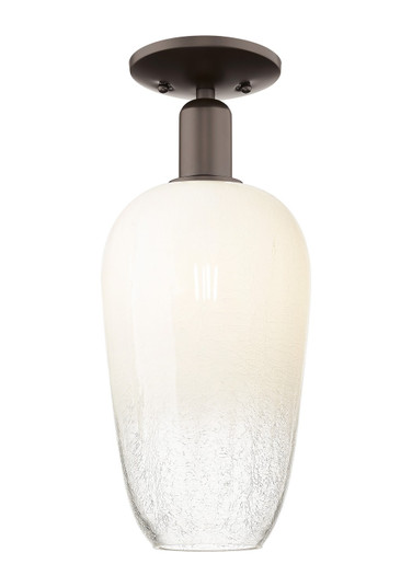 Arcadia One Light Semi-Flush Mount in Oil Rubbed Bronze (405|716-1C-OB-G484-7OP)