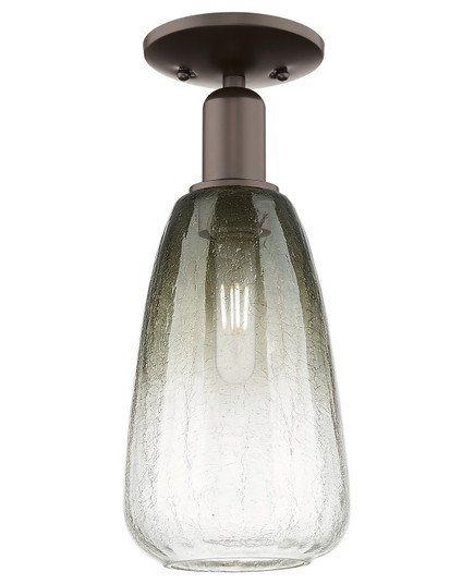 Arcadia One Light Semi-Flush Mount in Oil Rubbed Bronze (405|716-1C-OB-G480-6SL)