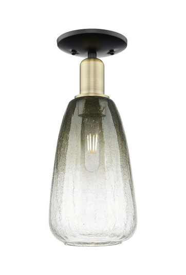 Arcadia One Light Semi-Flush Mount in Black Antique Brass (405|716-1C-BAB-G480-6SL)