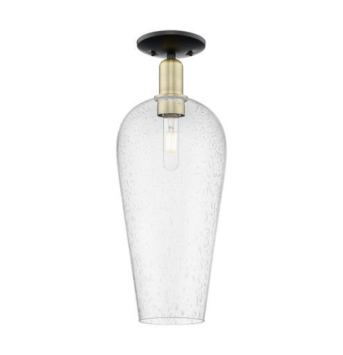 Arcadia One Light Semi-Flush Mount in Black Antique Brass (405|716-1C-BAB-G456-8SDY)