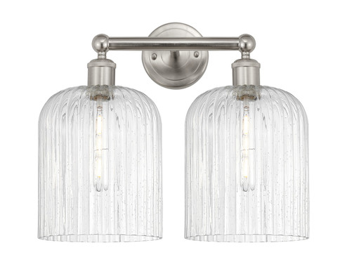 Edison Two Light Bath Vanity in Brushed Satin Nickel (405|616-2W-SN-G559-8SDY)