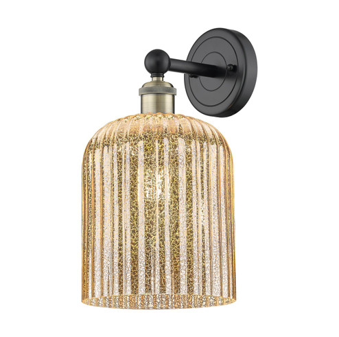 Edison One Light Wall Sconce in Black Antique Brass (405|616-1W-BAB-G559-8ME)