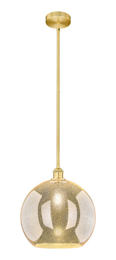 Edison One Light Pendant in Satin Gold (405|616-1S-SG-G128-14)