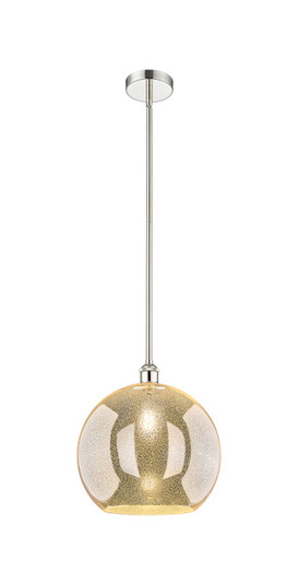 Edison One Light Pendant in Polished Nickel (405|616-1S-PN-G128-14)