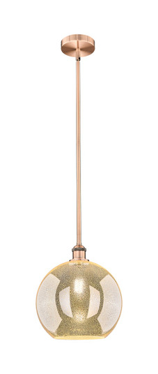 Edison One Light Mini Pendant in Antique Copper (405|616-1S-AC-G128-12)