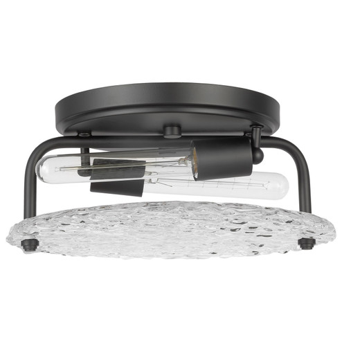 Glacier Two Light Flush Mount in Matte Black (72|60-7810)