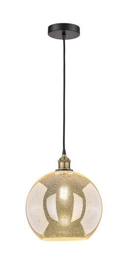 Edison One Light Mini Pendant in Black Antique Brass (405|616-1P-BAB-G128-12)