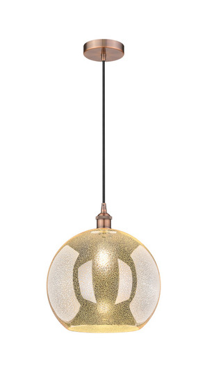 Edison One Light Pendant in Antique Copper (405|616-1P-AC-G128-14)