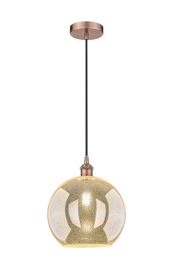 Edison One Light Mini Pendant in Antique Copper (405|616-1P-AC-G128-12)