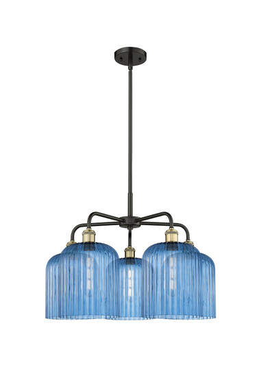 Ballston Five Light Chandelier in Black Antique Brass (405|516-5CR-BAB-G559-8BL)
