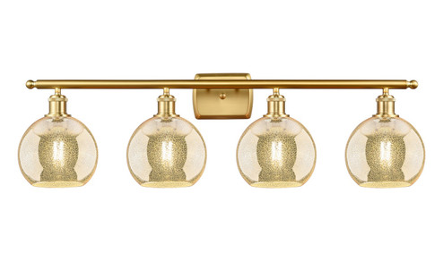 Ballston Four Light Bath Vanity in Satin Gold (405|516-4W-SG-G128-8)