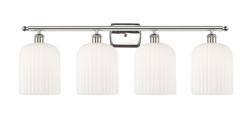 Ballston Four Light Bath Vanity in Polished Nickel (405|516-4W-PN-G559-8GWH)