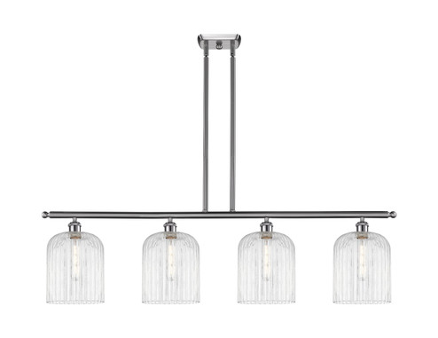 Ballston Four Light Island Pendant in Brushed Satin Nickel (405|516-4I-SN-G559-8CL)