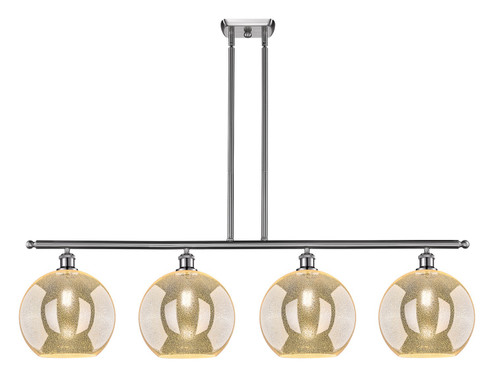 Ballston Four Light Island Pendant in Brushed Satin Nickel (405|516-4I-SN-G128-12)