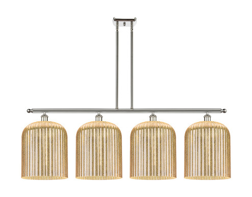 Ballston Four Light Island Pendant in Polished Nickel (405|516-4I-PN-G559-12ME)
