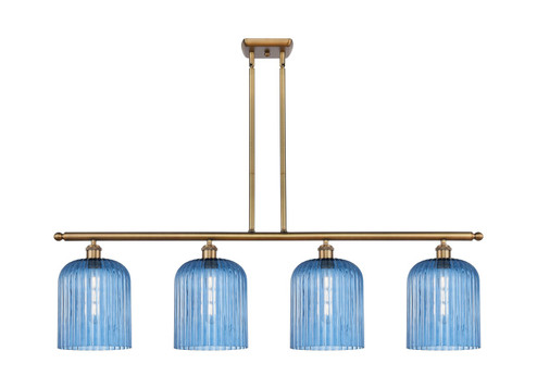 Ballston Four Light Island Pendant in Brushed Brass (405|516-4I-BB-G559-8BL)