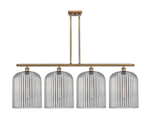 Ballston Four Light Island Pendant in Brushed Brass (405|516-4I-BB-G559-12SM)