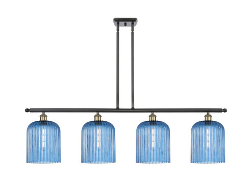 Ballston Four Light Island Pendant in Black Antique Brass (405|516-4I-BAB-G559-8BL)